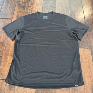 Patagonia Capilene Cool Merino Wool Blend Graphic Shirt Size XLarge Black